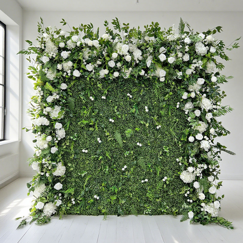 Wedding Supply Wholesale - Wholesale Custom White and Green Wall