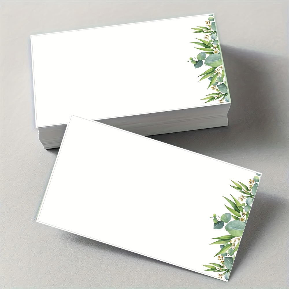 50PCS Green Floral Pattern Bla - Wedding Supply Company ulasan dan harga