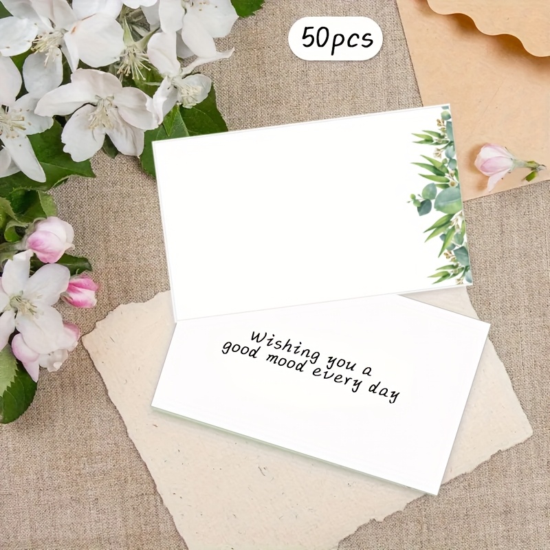 50PCS Green Floral Pattern Bla - Wedding Supply Company ulasan dan harga