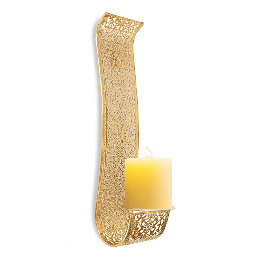 Iron Wall Candle Holder 15.16x - Wedding Solution ulasan dan harga