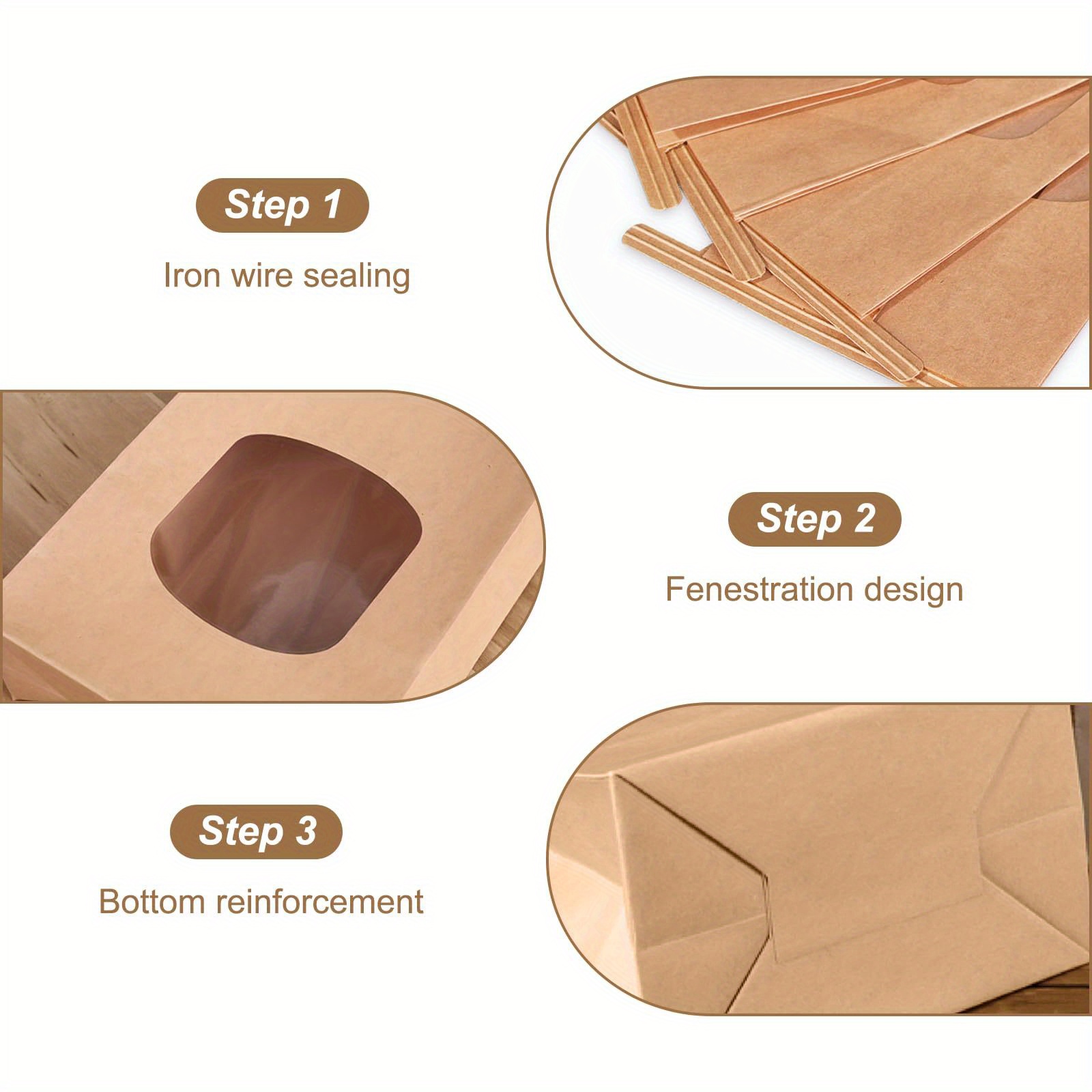 30 Brown Paper Bags with Obser - Wedding Supply Company ulasan dan harga