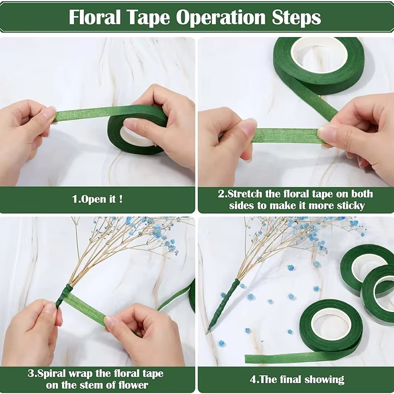 20Yards Green Bouquet Floral T - Wedding Floral Supply ulasan dan harga