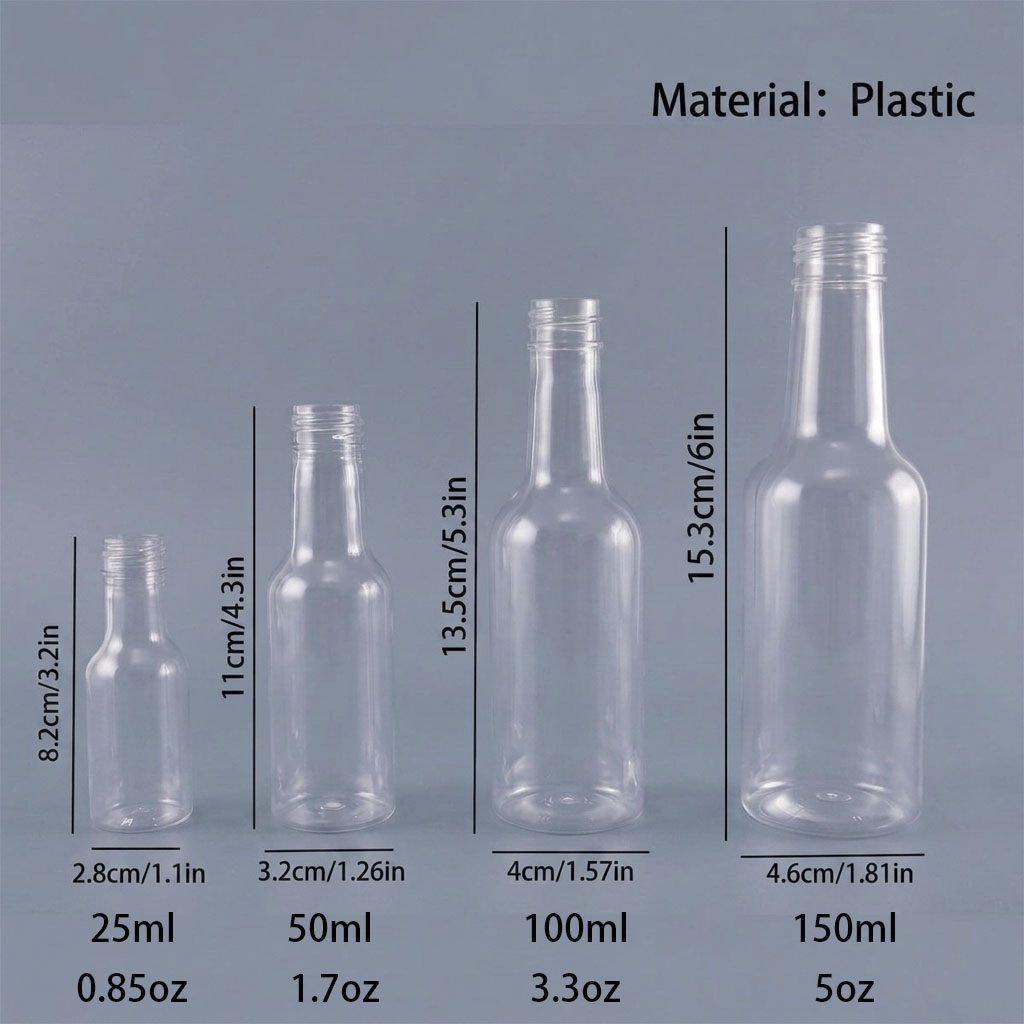37pcs/5pcs Mini Plastic Bottle - Wedding Water Supply ulasan dan harga
