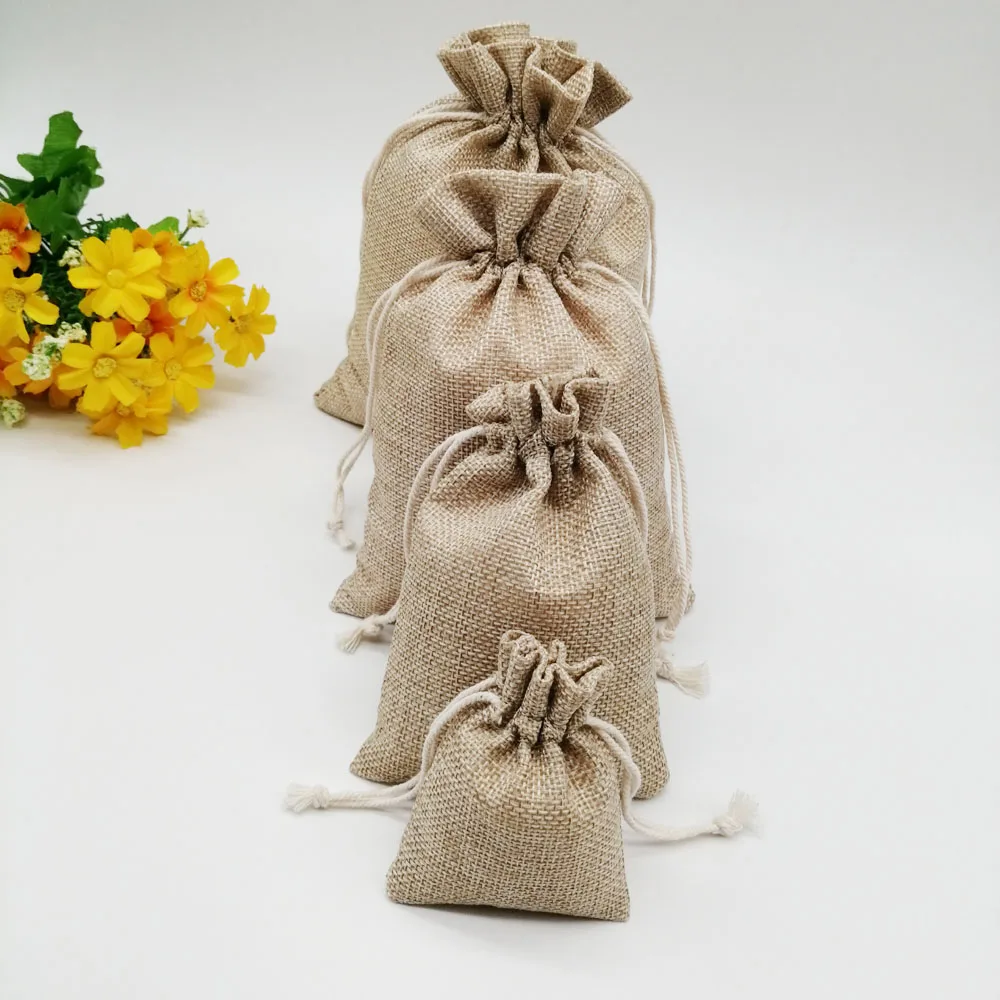 7x9cm Christmas Hessian Sack S - Wedding Solution ulasan dan harga