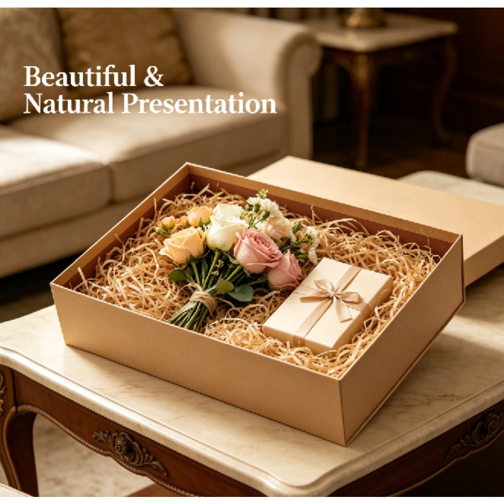 Natural Vintage Raffia Shred F - Wedding Floral Supply ulasan dan harga
