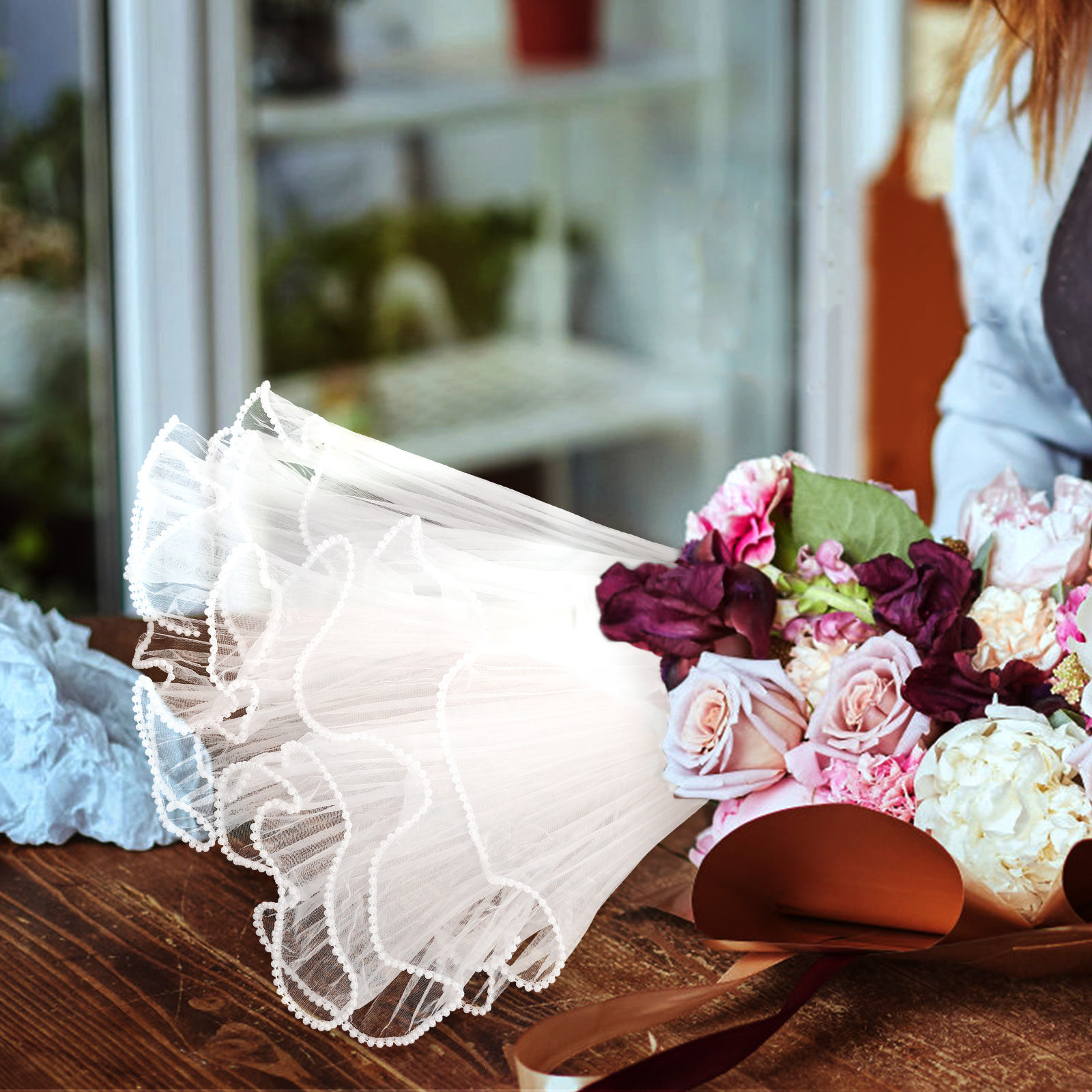 Pearl Mesh Flower Wrapping Net - Wedding Floral Supply ulasan dan harga