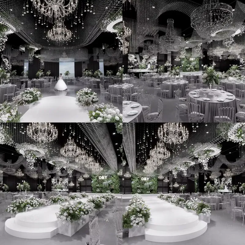 Customized Large Luxury LED Ch - Wedding Solution ulasan dan harga