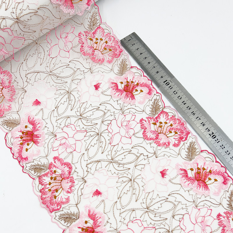 1 Yard Flower Lace Embroidered - Wedding Water Supply ulasan dan harga