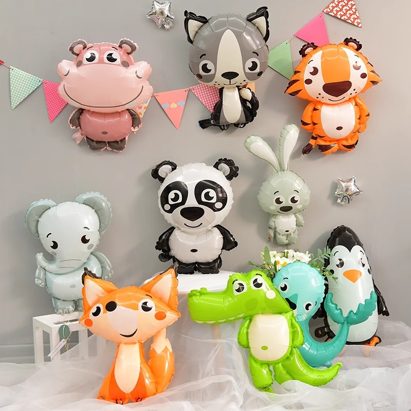 Q-version Animal Foil Balloons - Wedding Zoo ulasan dan harga