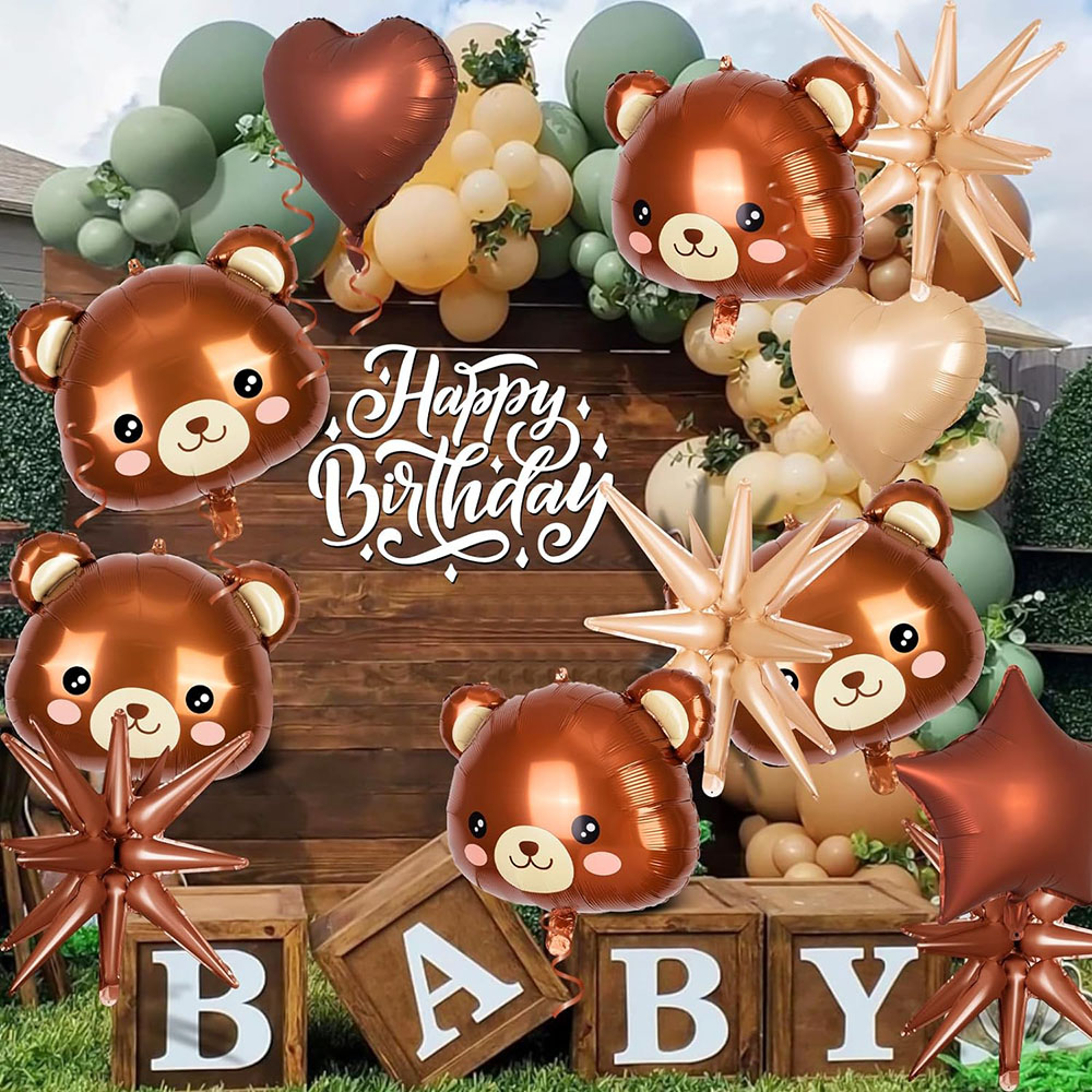 Bear Balloon, Bear Aluminum Fo - Wedding Zoo ulasan dan harga