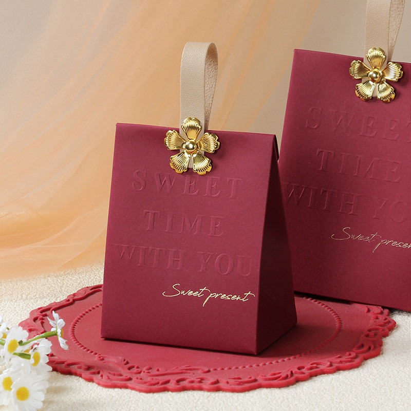20/50Pcs Premium Wine Red Gift - Wedding Supply Wholesale ulasan dan harga