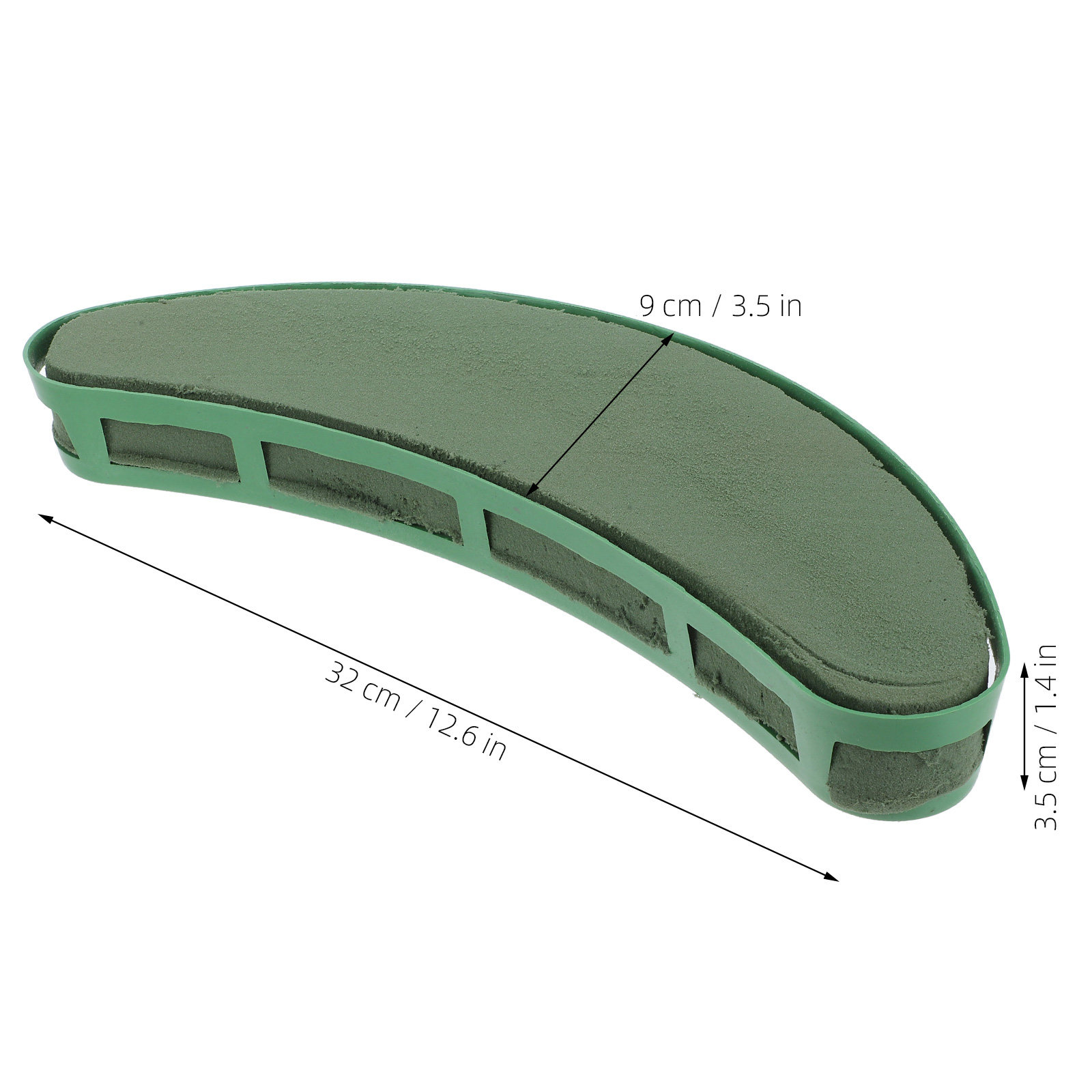 Floral Foam Crescent Base Wedd - Wedding Floral Supply ulasan dan harga