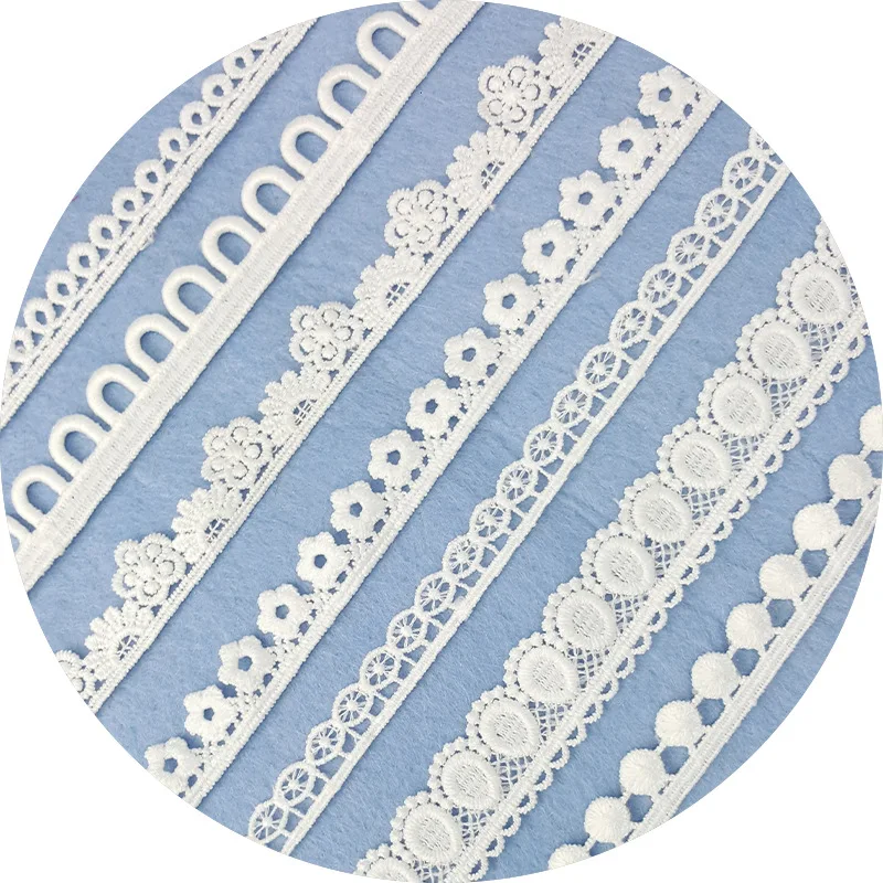 10 Yards Beautiful Lace Embroi - Wedding Water Supply ulasan dan harga
