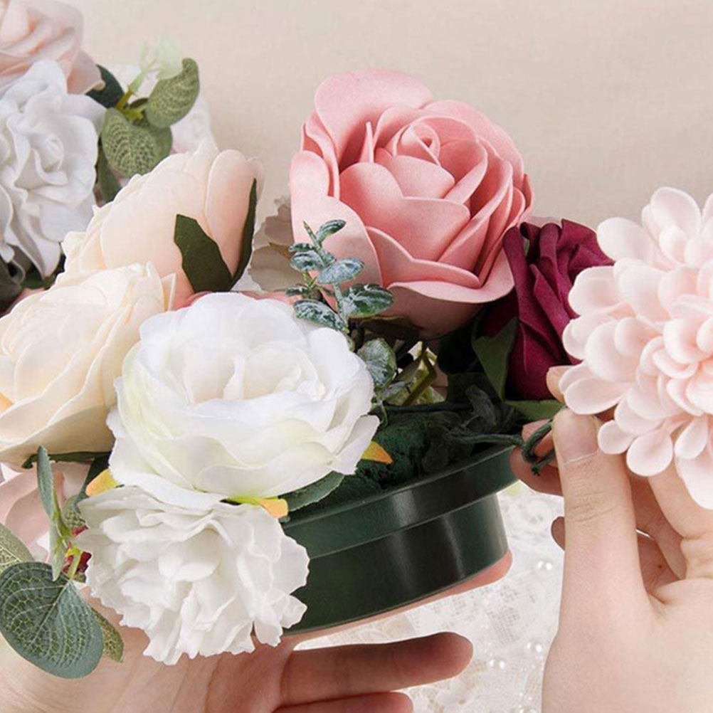 2Pcs Round Floral Mud Floral A - Wedding Water Supply ulasan dan harga