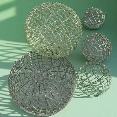 5Pcs Decorative Flower Ball Fr - Wedding Floral Supply ulasan dan harga
