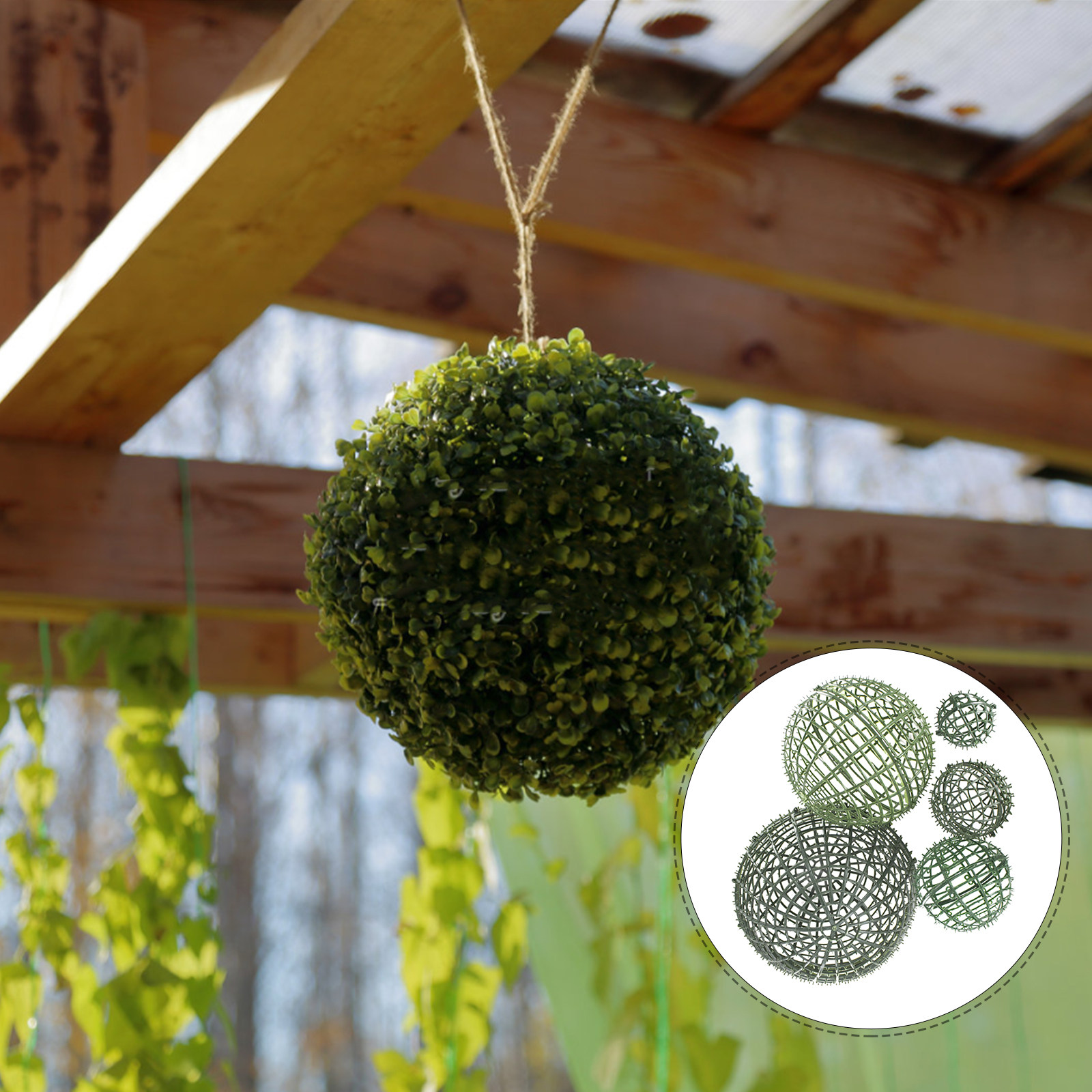 5Pcs Decorative Flower Ball Fr - Wedding Floral Supply ulasan dan harga