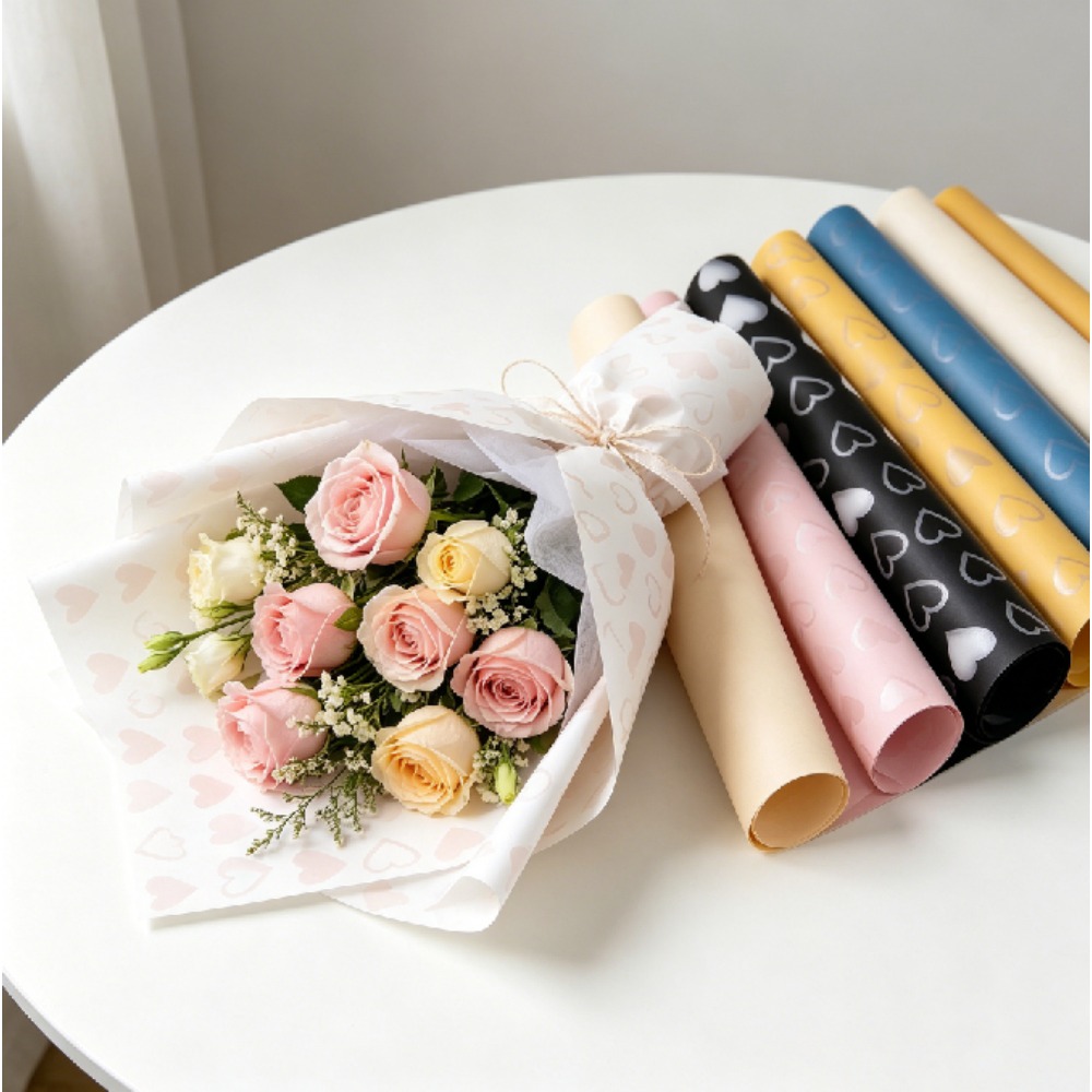 Silver Heart Hansu Floral Wrap - Wedding Floral Supply ulasan dan harga